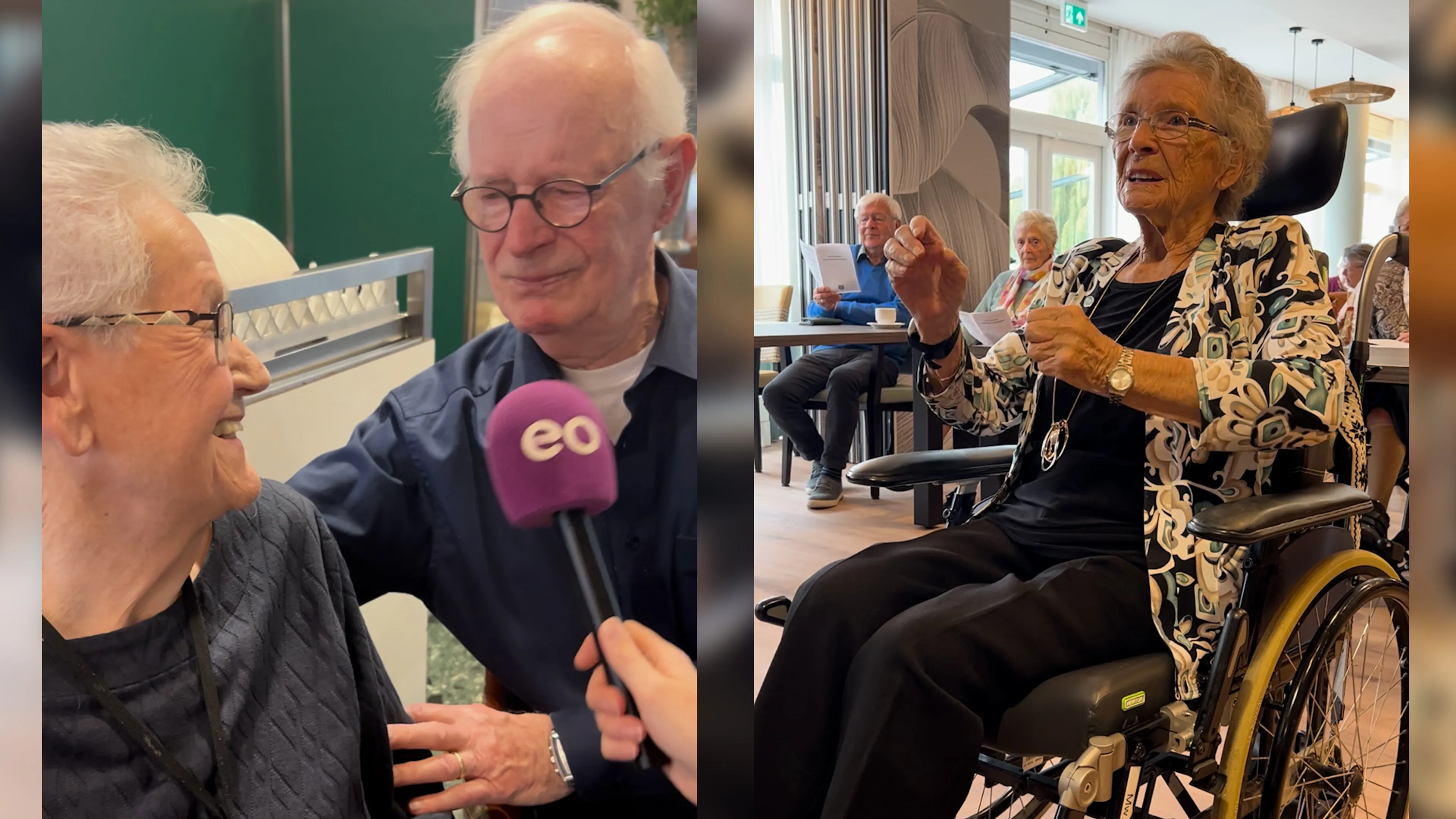 Aagje heeft alzheimer, maar zingen in verpleeghuis doet haar goed