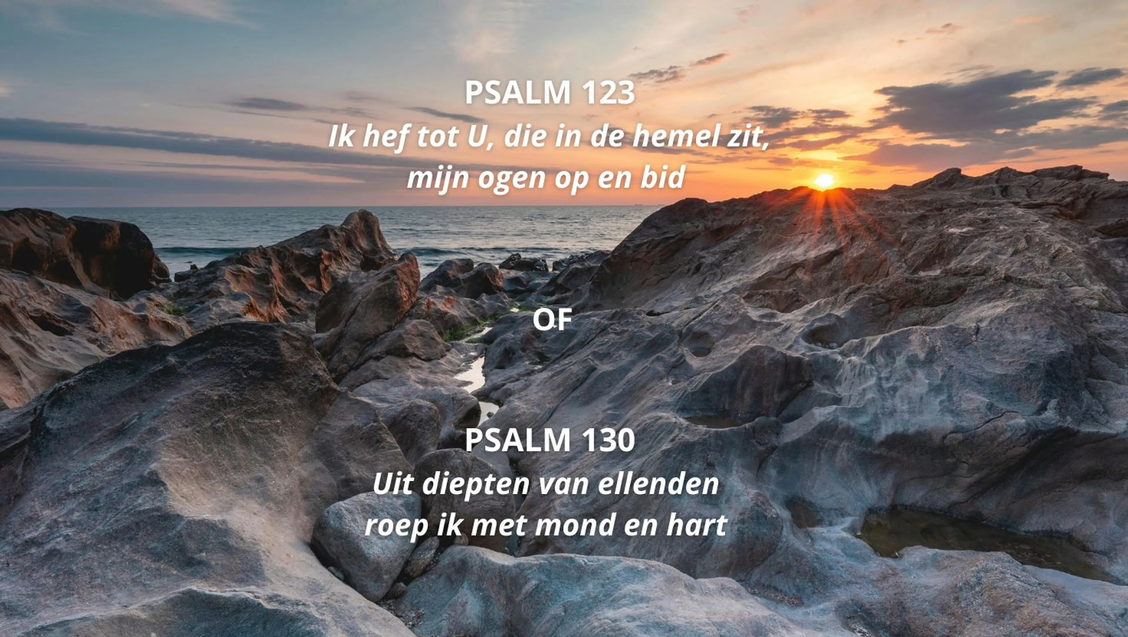 Kies de Psalm van de week voor de Muzikale Fruitmand van 4 mei