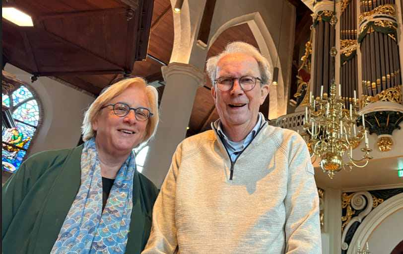 Aad van der Hoeven (84) is allang met pensioen maar kan het orgelspelen niet laten
