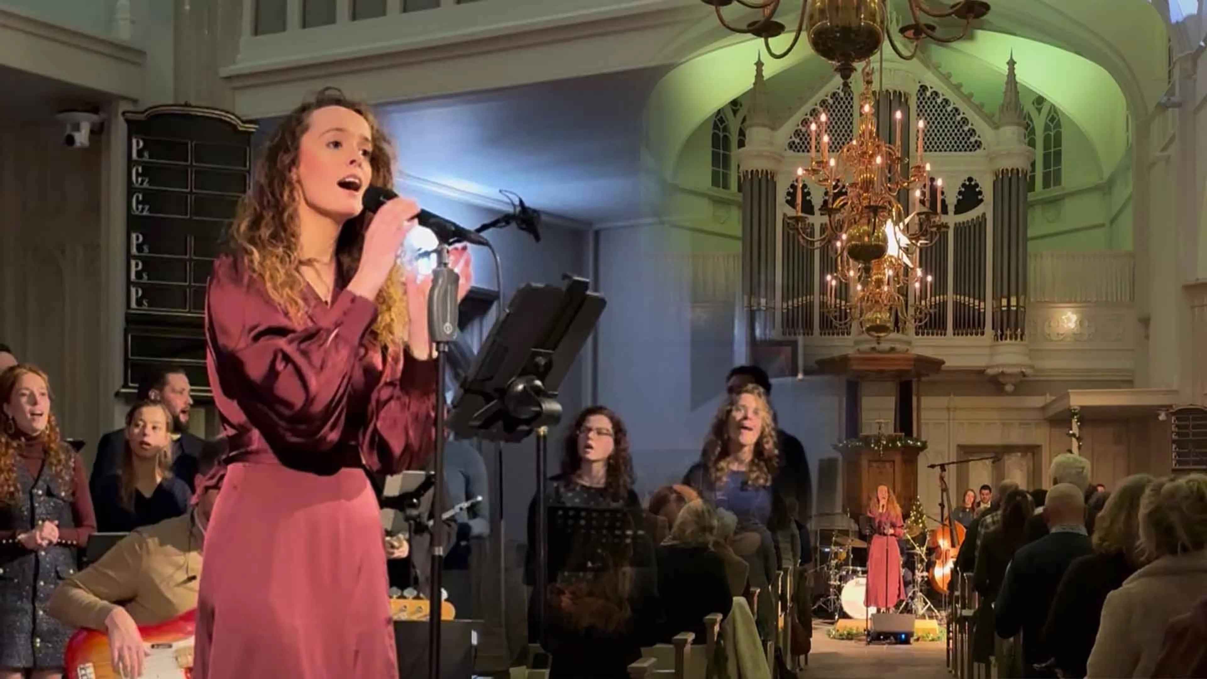 Ontroerend moment: Tenira Sturm zingt "Licht van de wereld"
