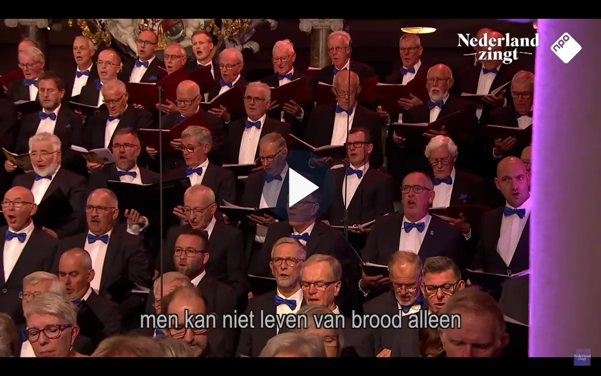 Samengesteld mannenkoor | Zoek eerst het koninkrijk van God - Nederland