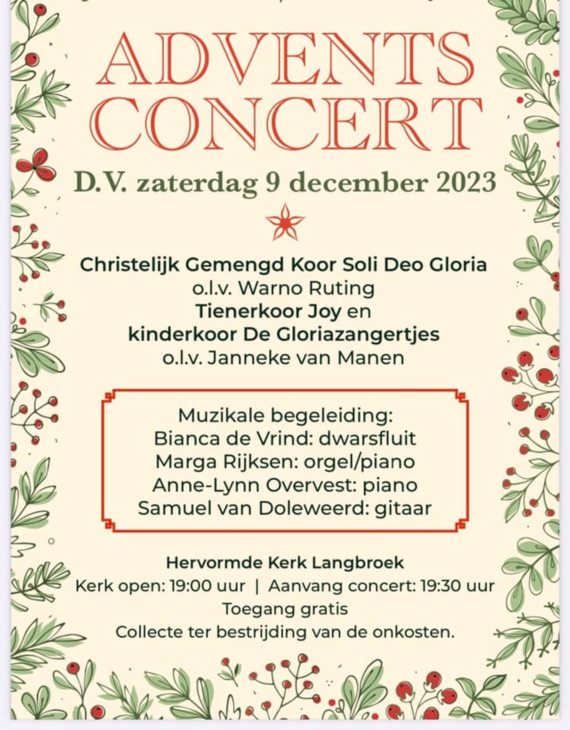 Langbroek Advents concert 