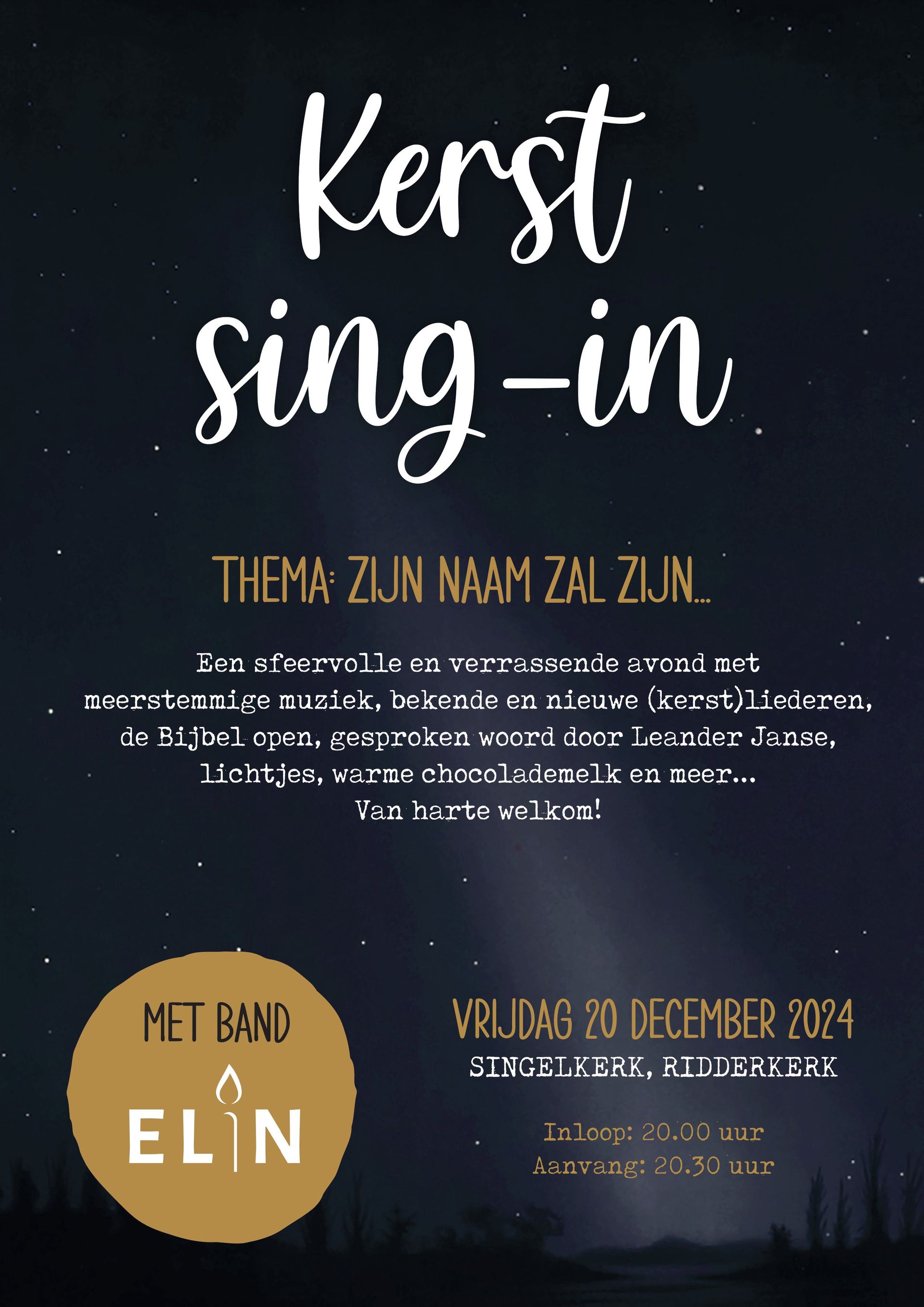 A4 - Poster Kerst sing-in