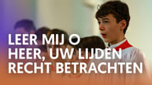 Leer mij o Heer, uw lijden recht betrachten