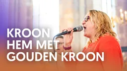 Cover van het lied Kroon Hem met gouden kroon