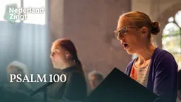 Cover van het lied Juicht Gode toe bazuin en zing (Psalm 100)