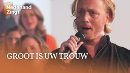 Cover van het lied Groot is uw trouw