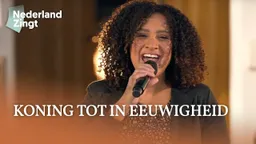 Cover van het lied Koning tot in eeuwigheid