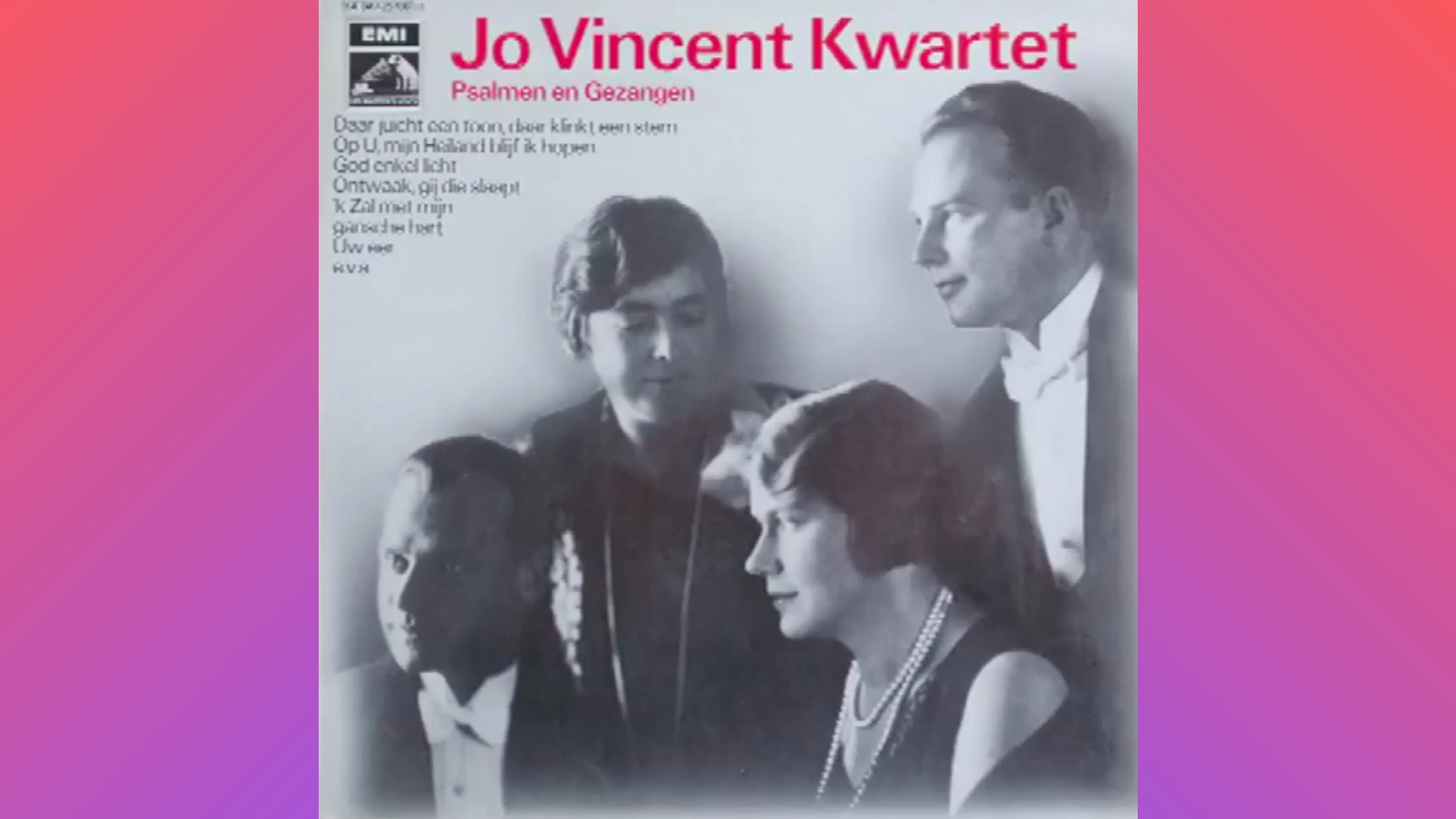 Tijdloze liederen gezongen door Jo Vincent