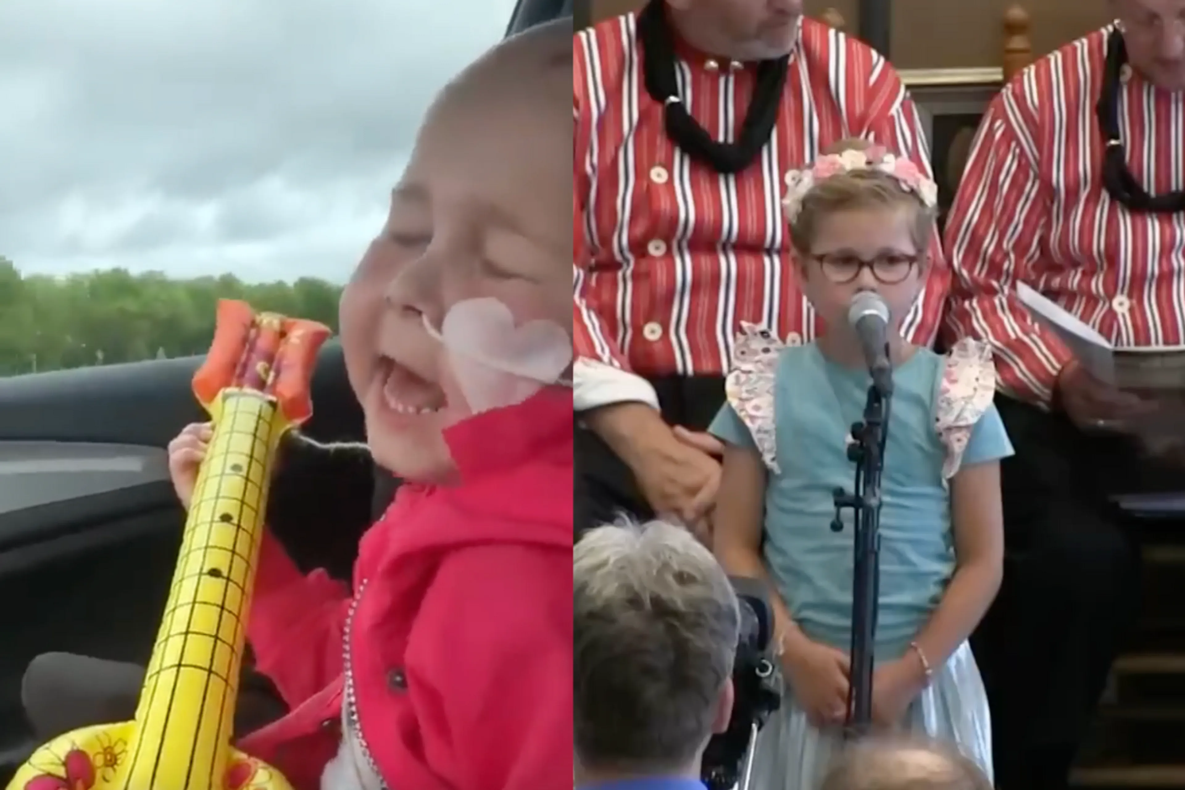 Meisje dat Psalm 42 zong onderweg naar het ziekenhuis zingt 'Als een hert' op Urk