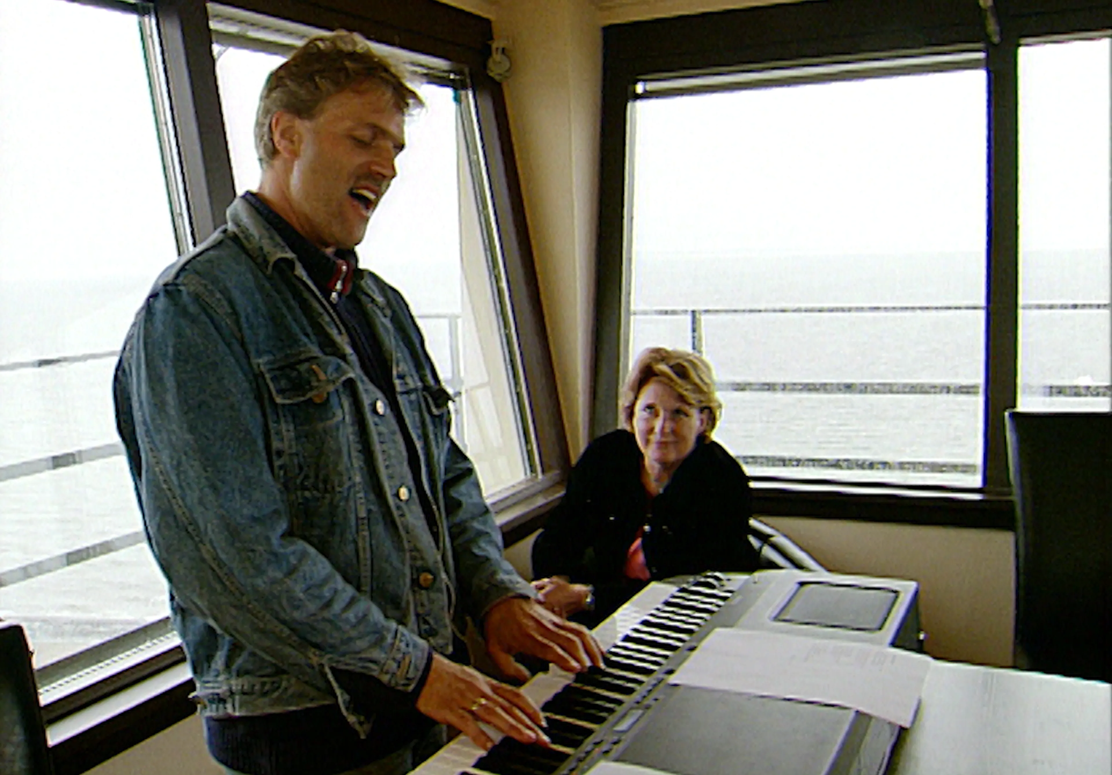 Historische televisie: Herman Boon zingt voor Catherine Keyl