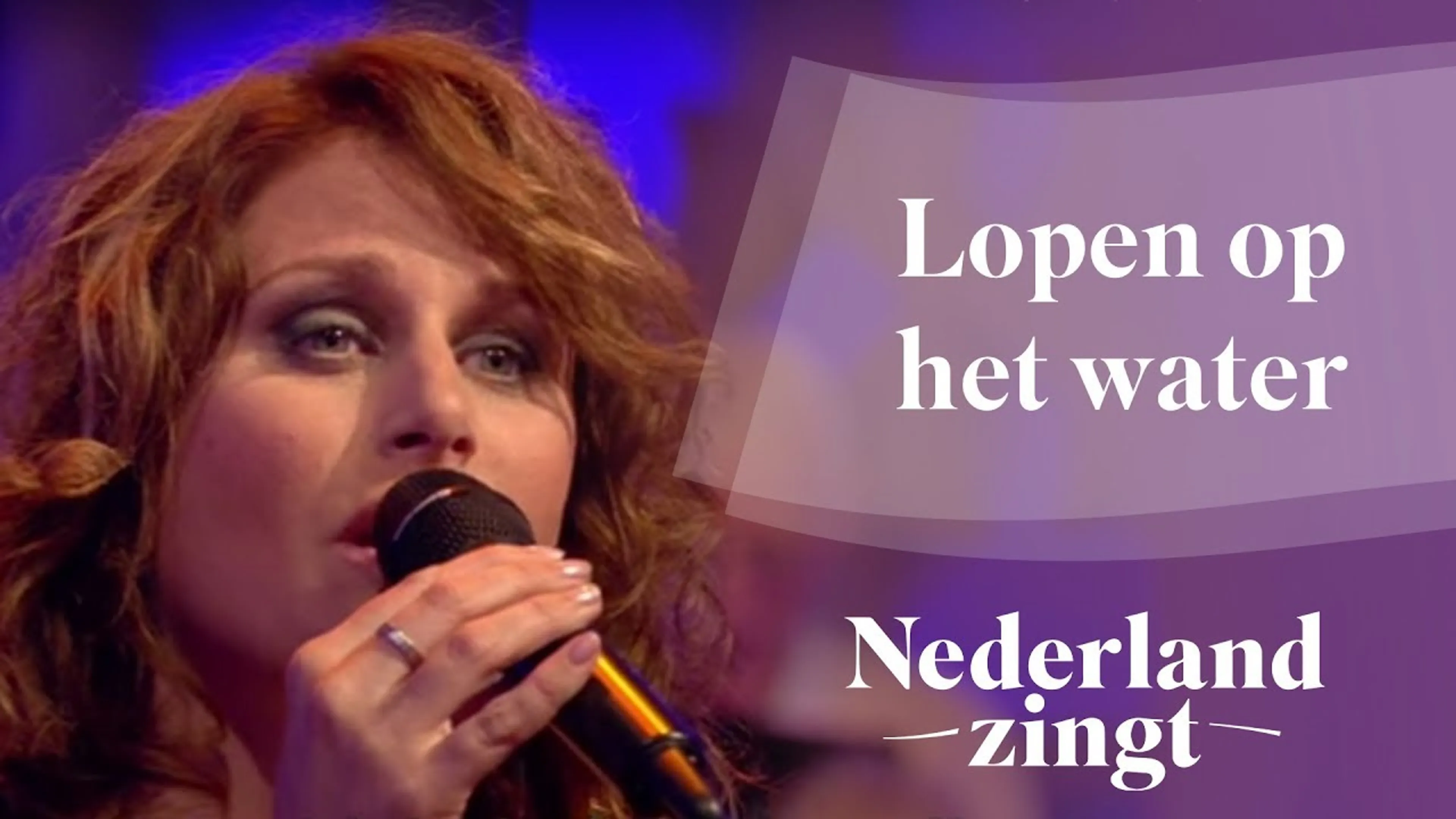 'Lopen op het water' prachtig gezongen door Elise Mannah