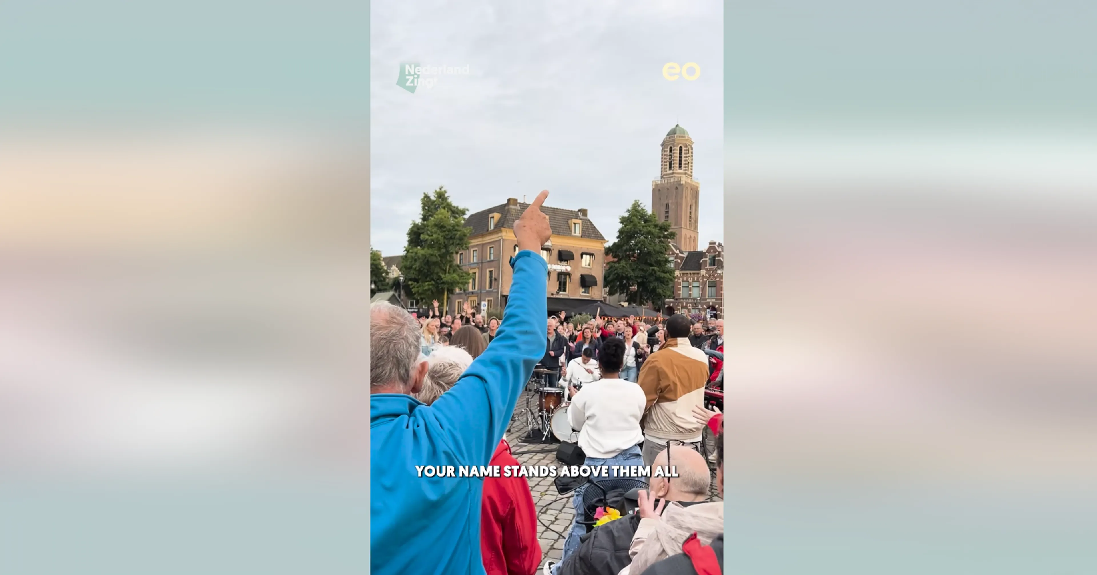 Beelden van 'Zwolle Zingt' gaan de wereld over: 'God zegene jullie land'