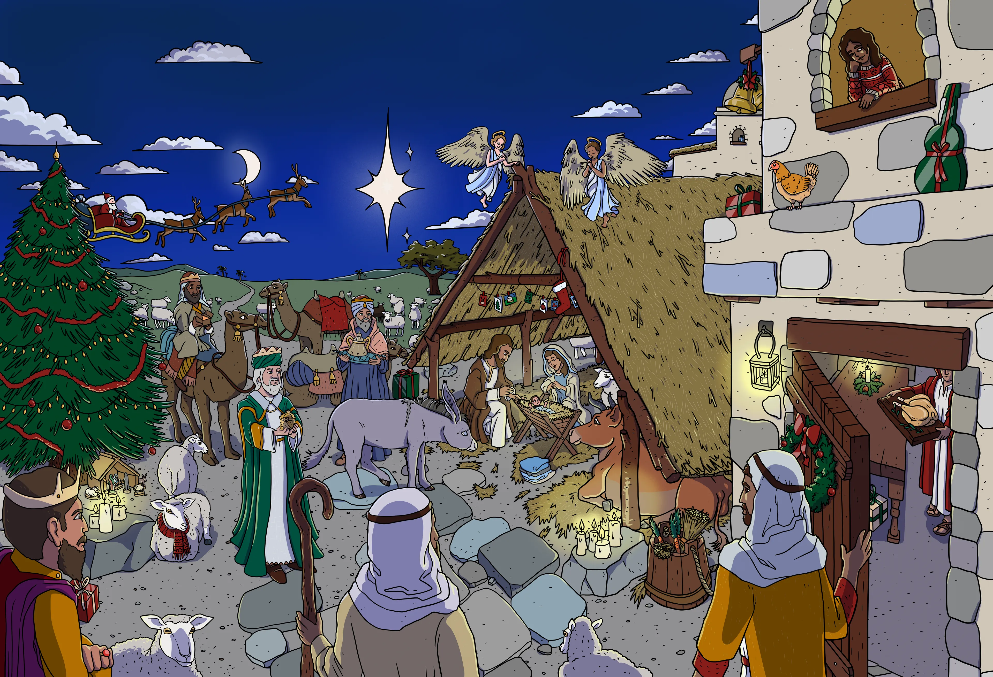 Vind jij de 15 cadeaus in het kerstverhaal?