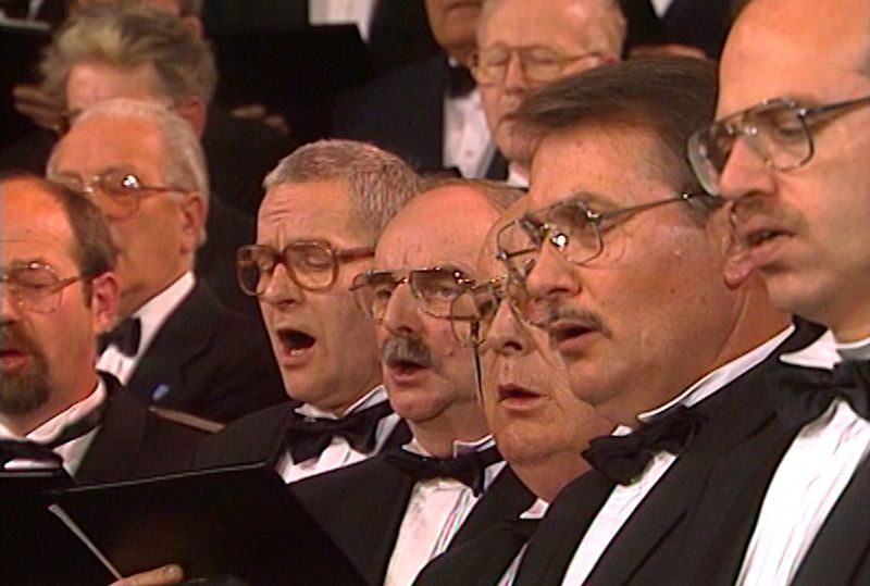 Utrecht Zingt 1991: Christelijk mannenkoor IJsselstein met 'Blijf bij mij Heer'